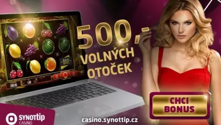 500 FREE SPINŮ za registraci ♥ exkluzivně v SynotTIP casinu