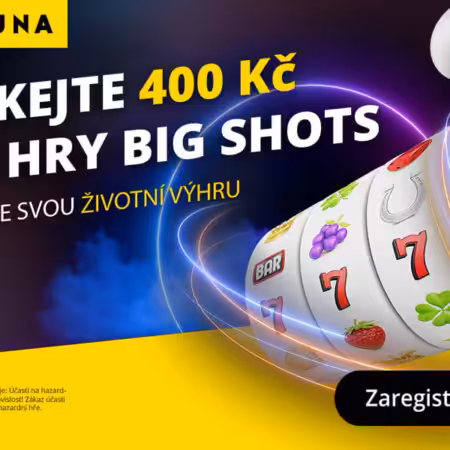 Fortuna FREE SPINY za 400 Kč na automatu Big Shots!!!