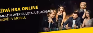 Fortuna ruleta a blackjack teď živě i na mobilu