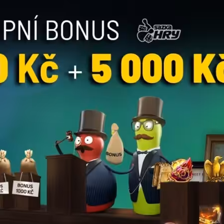 Sazka Hry casino bonusy 300 Kč + 5000 Kč za registraci pro nové hráče