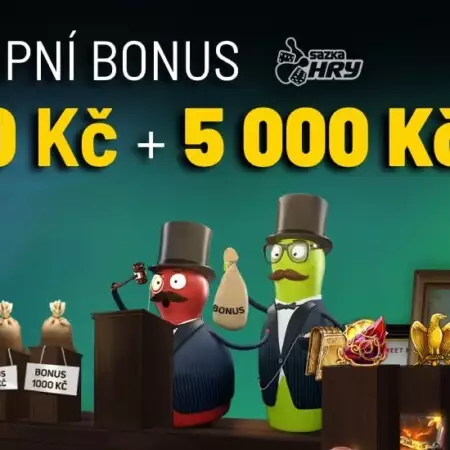 Sazka Hry casino bonusy 300 Kč + 5000 Kč za registraci pro nové hráče