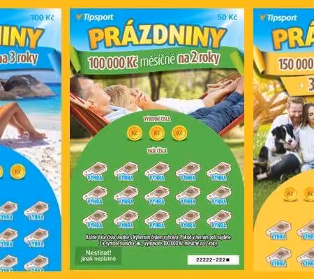 Nové prázdninové stírací losy v Tipsportu
