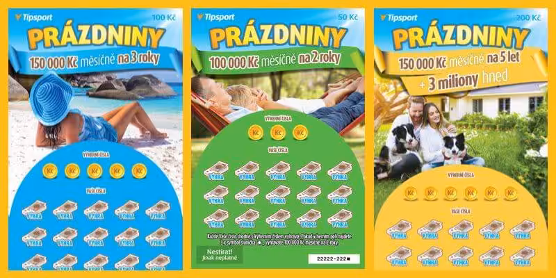Nové prázdninové stírací losy v Tipsportu