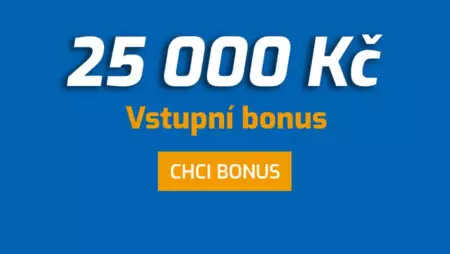 Tipsport Vegas nový vstupní casino bonus až 25.000 Kč