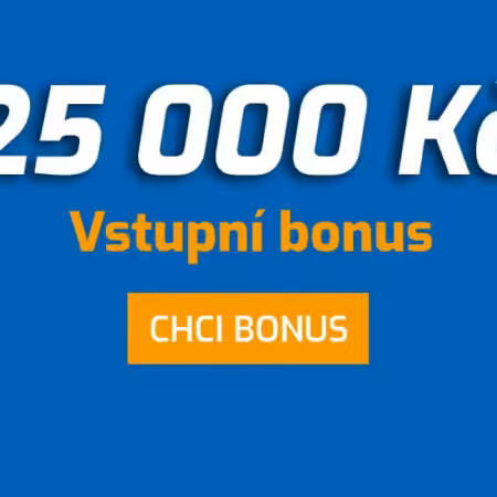 Tipsport Vegas nový vstupní casino bonus až 25.000 Kč