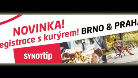 Synot registrace kurýrem nově v Praze + Brně