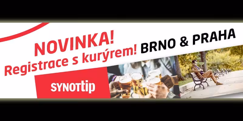 Synot registrace kurýrem nově v Praze + Brně