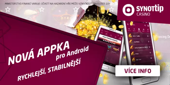 Nová mobilní aplikace od SynotTIP casino