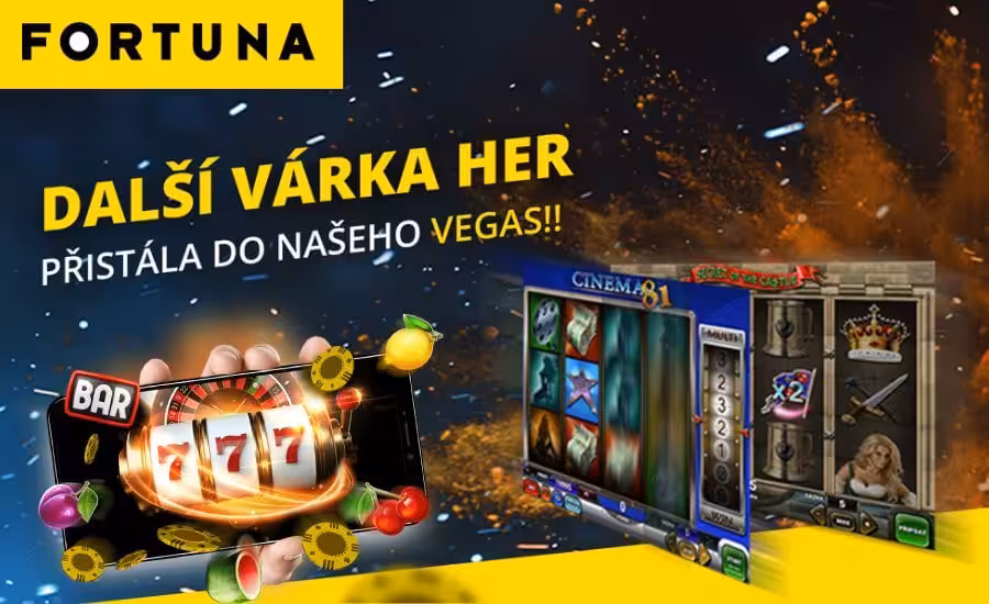 Fortuna automati s novým bonusem 800 Kč