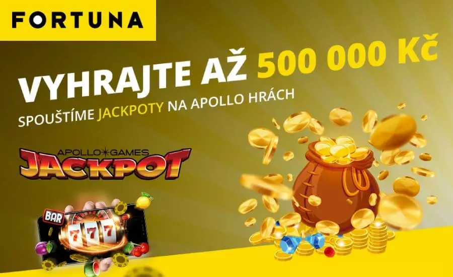 Fortuna casino JACKPOT na Apollo hrách – až 500 000 Kč!
