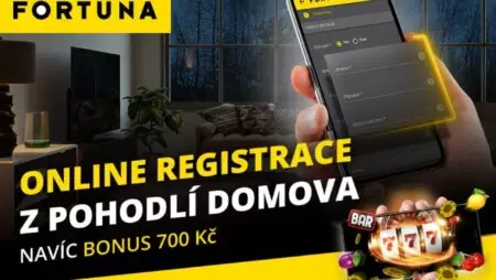 ONLINE registrace a nový Fortuna CASINO bonus!