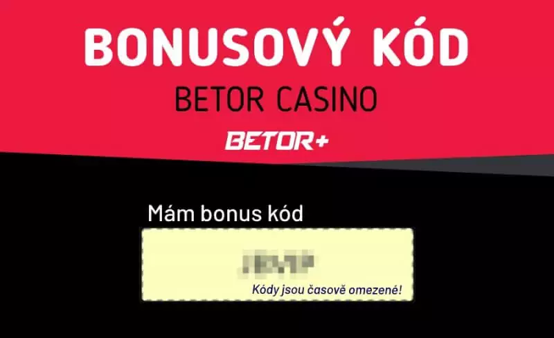 betor+ casino bonusový promo akční kód + bonusy zdarma