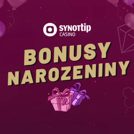 Synottip narozeniny bonusy 2023 – Oslavte narozeniny a berte bonusy s free spiny!