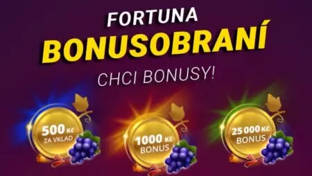 Fortuna Vegas casino rozdává až 50.000 Kč v Bonusobraní
