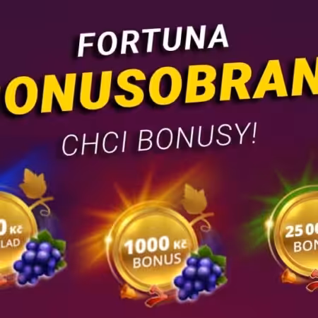 Fortuna Vegas casino rozdává až 50.000 Kč v Bonusobraní