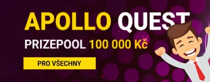 Hrajte Apollo quest ve Fortuna Vegas o 100000 Kč