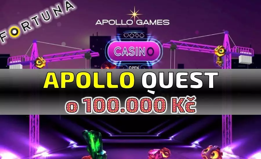 Fortuna casino Apollo Quest o 100.000 Kč (video)