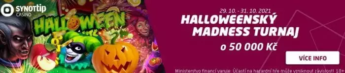 Halloweenský turnaj v Synottip casino