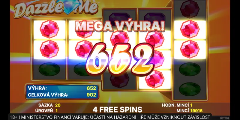 Online automat Dazzle Me