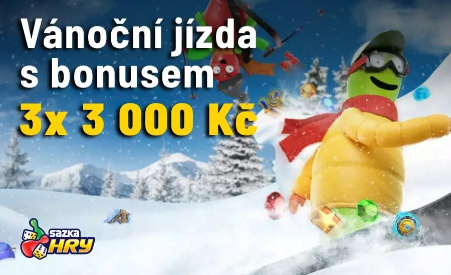 Vánoční jízda v Sazka Hry casinu o 9.000 Kč (VIDEO)
