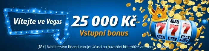 Hrajte Tipsport casino automaty za peníze online s bonusem až 25 000 Kč 