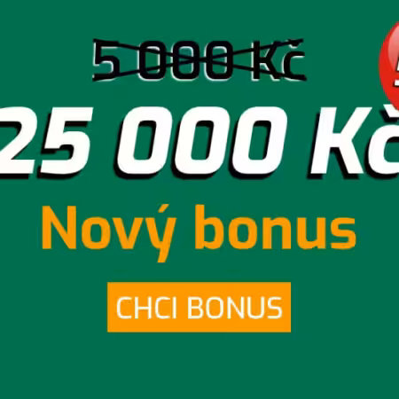 Nový Casino Chance bonus za registraci 25 000 Kč