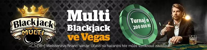 Hrajte multi blackjack v chance casinu o 200 tisíc