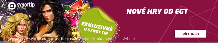 EGT automaty v SynotTIP ᐈ s bonusem 
