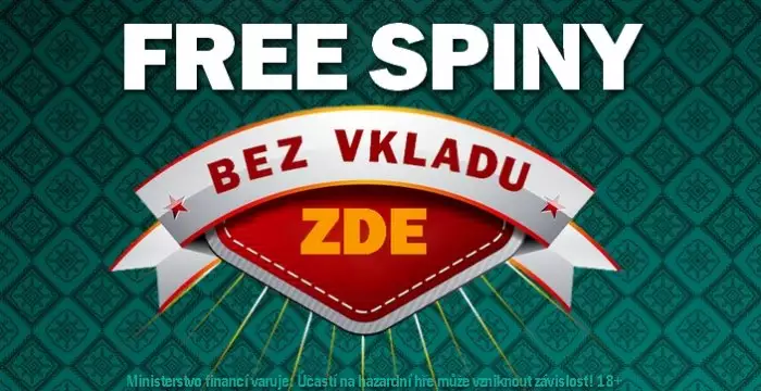 Free spiny bez vkladu zdarma v Chance a Tipsport Vegas