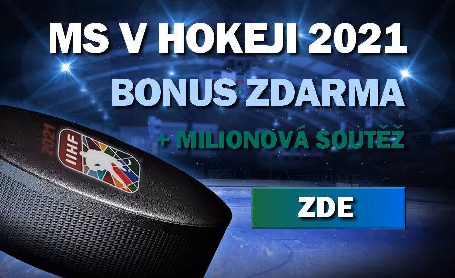 MS v hokeji – Tipsport a Chance bonus zdarma + soutěž o miliony