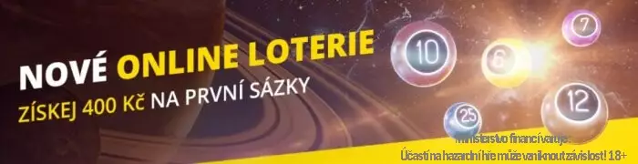 Bonus lotere Fortuna 400 CZK