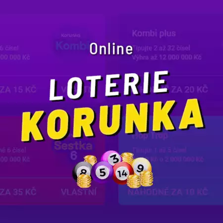 Korunka online loterie 2023 – Typy her, losování, výsledky, online losy a registrace