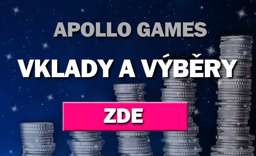 Apollo Games casino vklady a výběry – platební metody 2022