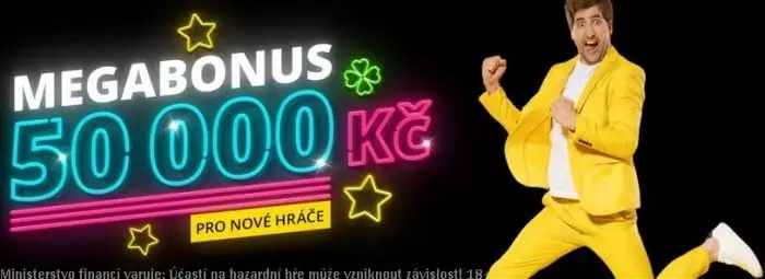 Bonus kasino Fortuna CZK 50,000