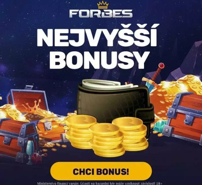 Uvítací Forbes casino online bonus