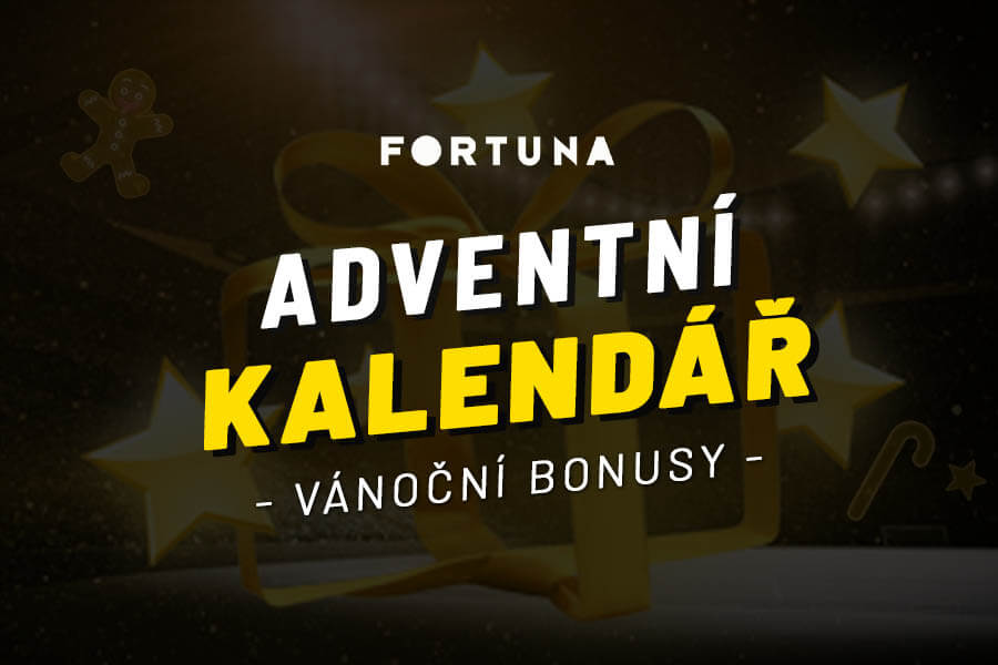 Fortuna adventní kalendář 2025 – Získávejte bonusy a free spiny každý den!