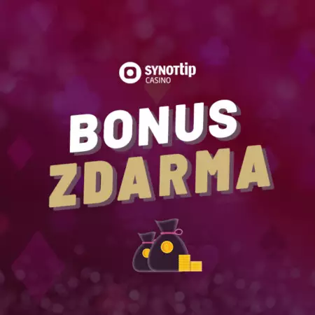 Synottip bonus 2022 – casino bonus za registraci – bonus bez vkladu – free spiny – benefit klub