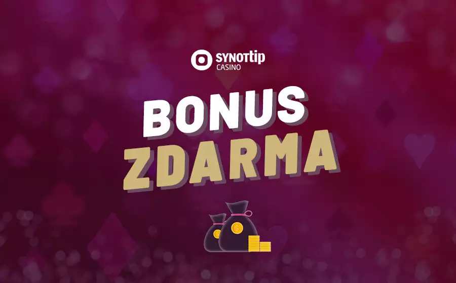 Synottip bonus 2022 – casino bonus za registraci – bonus bez vkladu – free spiny – benefit klub