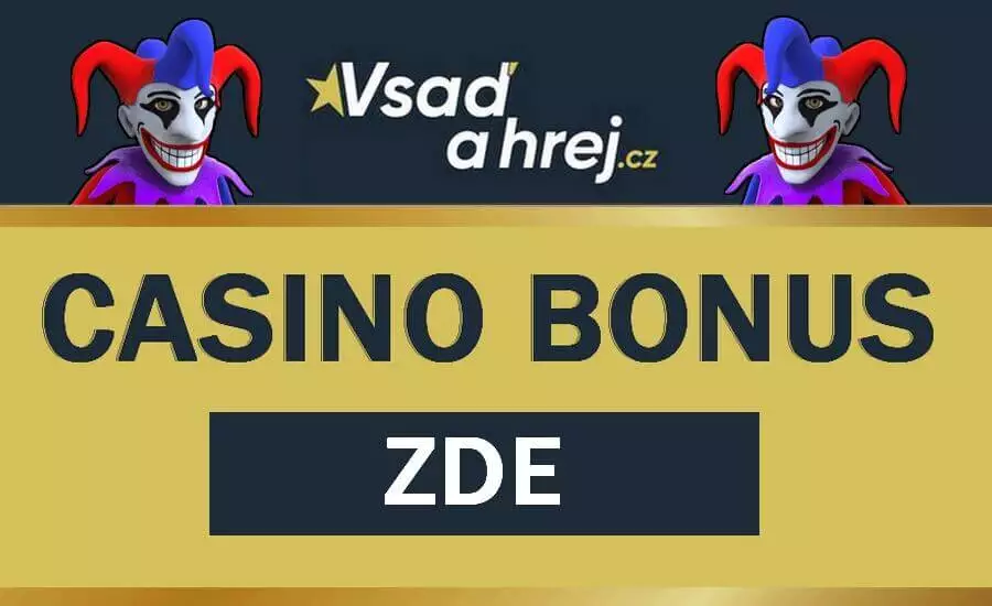 Vsaď a hrej casino bonus 2022 ▷ Odneste si 300 Kč za registraci a 100% bonus ke vkladu!