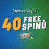Tipsport & Chance volné zatočení – Berte 40 free spinů zdarma dnes ve Vegas!