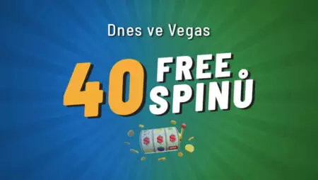 Tipsport & Chance volné zatočení – Berte 40 free spinů zdarma dnes ve Vegas!