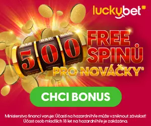 Lukybet online casino 500 free spiny za registraci a vklad
