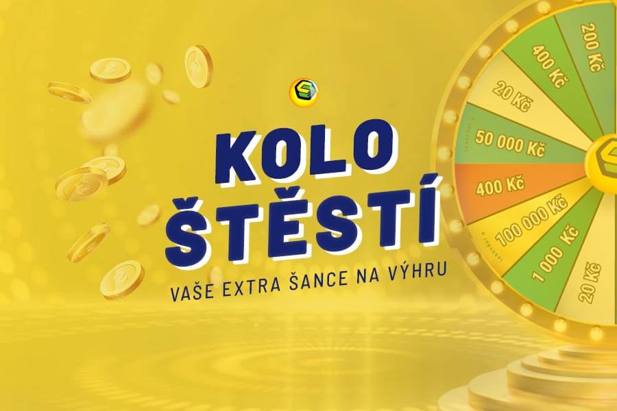 Sazka Klub Kolo štěstí 2025 – Roztočte dvě Kola štěstí plné odměn a bonusů zdarma!