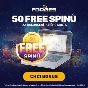 Forbes casino 50 free spinů bez vkladu za registraci