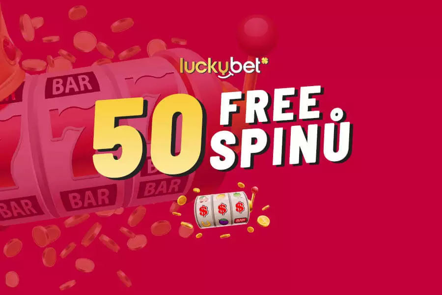 Luckybet 50 free spinů dnes