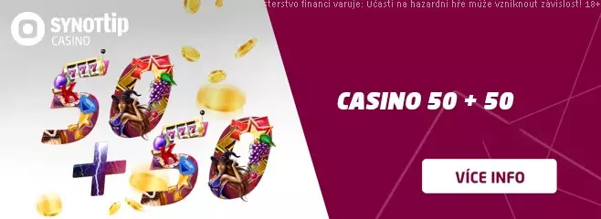 Český casino bonus v Synottip casinu