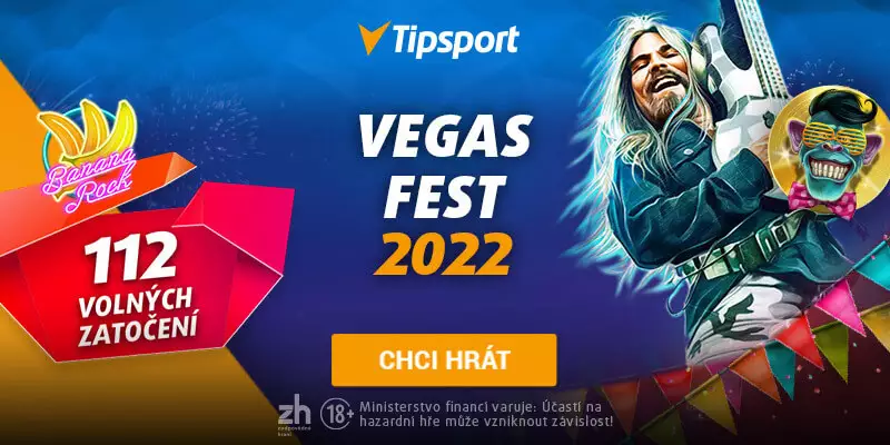 Tipsport free spiny dnes ve VegasFestu!