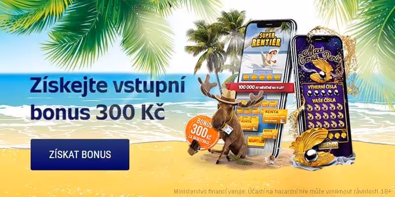 Získat Sazka bonus 300 Kč ZDE! Sazka bonus 300 Kč losy