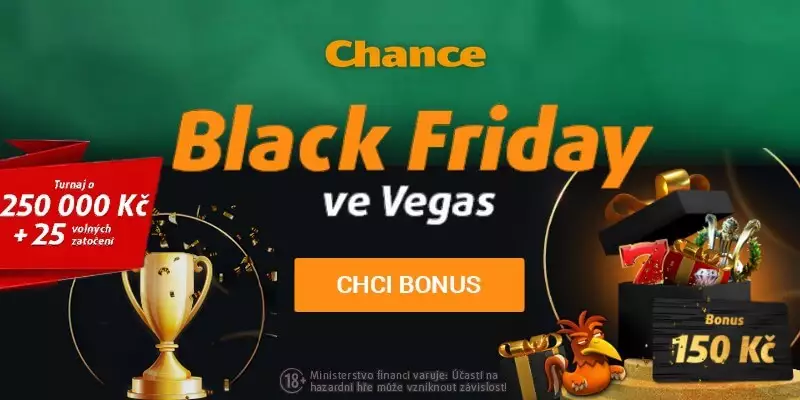 Chance Black Friday casino bonus zdarma