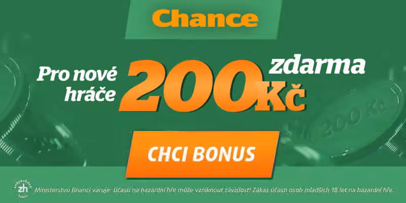 Chance bonus ZDE Chance casino bonus bez vkladu